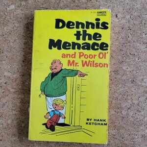 Vintage Dennis The Menace and Poor Ol Mr Wilson Comic Book 1967